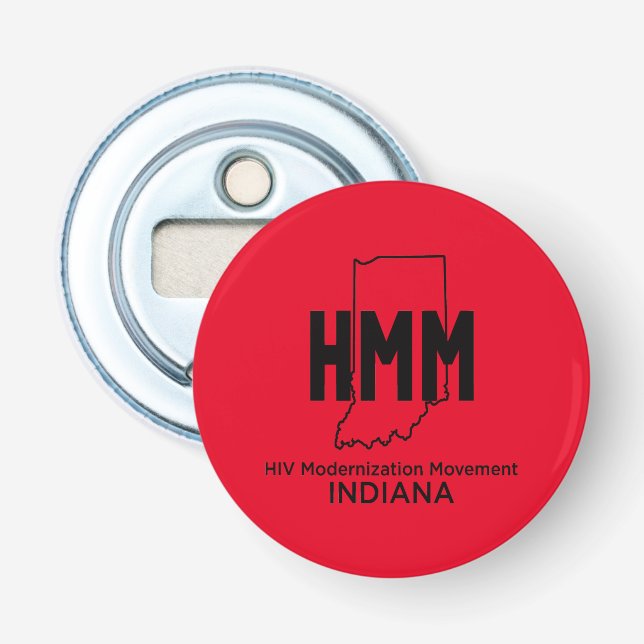 HIV Modernization Movement Indiana Bottle Opener (Front)