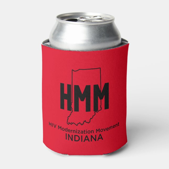 HIV Modernization Movement Indiana Can Cooler (Can Front)