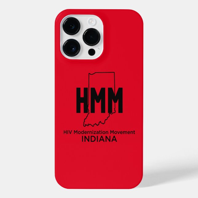 HIV Modernization Movement Indiana iPhone Case (Back)