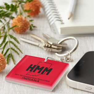 HIV Modernization Movement Indiana Keychain