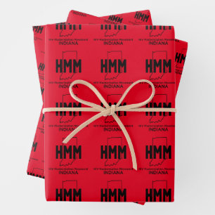 HIV Modernization Movement Indiana Wrapping Paper Sheet