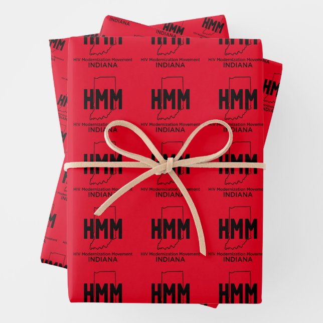 HIV Modernization Movement Indiana Wrapping Paper Sheet (In situ)