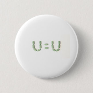 HIV - U=U  (Undetectable = Untransmittable) 2 Inch Round Button