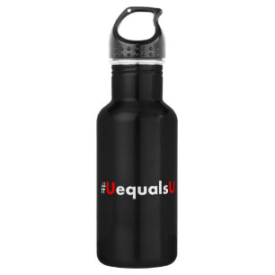 HIV Undetectable Equals Untransmittable - Minimali 532 Ml Water Bottle