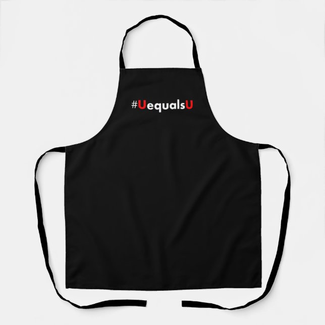 HIV Undetectable Equals Untransmittable - Minimali Apron (Front)