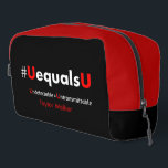 HIV Undetectable Equals Untransmittable - Minimali Dopp Kit<br><div class="desc">HIV AIDS Awareness - Undetectable equals untransmittable word art. The UEqualsU Campaign brings awareness to how HIV positive and undetectable means you cannot transmit HIV. >> Minimalist U Equals U art for advocates of HIV awareness education. Help educate and stop the fear, injustice, and stigma surrounding HIV and AIDS. >>...</div>