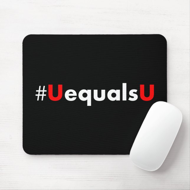 HIV Undetectable Equals Untransmittable - Minimali Mouse Pad (With Mouse)