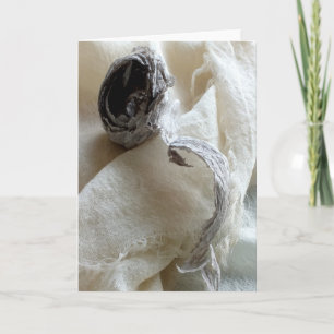 "Hive" Digitally Altered Wasp Nest on Fabric Card