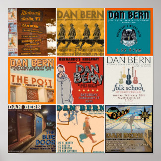 Hiver 2024 Tour Poster Collage