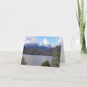 Hiver à Whiskeytown Lake/ Noël ..... Carte