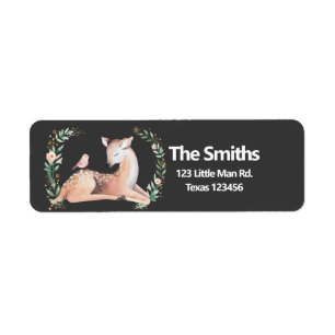 Hiver Bois Or Rose Cerf Vert