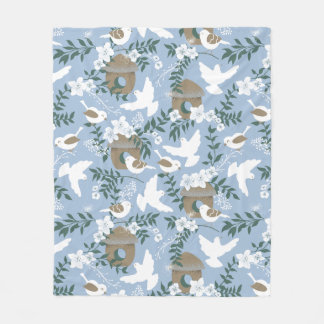 hiver calme couverture confortable en bleu clair, 