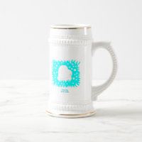 Hiver Coeur de neige Stein Mug