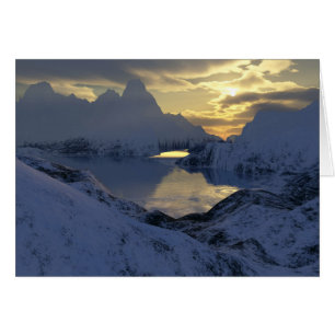 hiver dans la terre de fractale