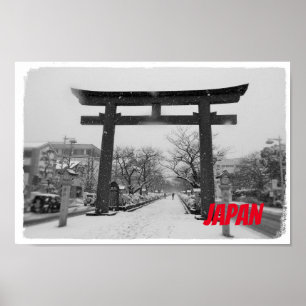 Hiver en affiche du Japon