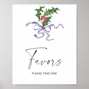 Hiver - faveurs, veuillez prendre une affiche