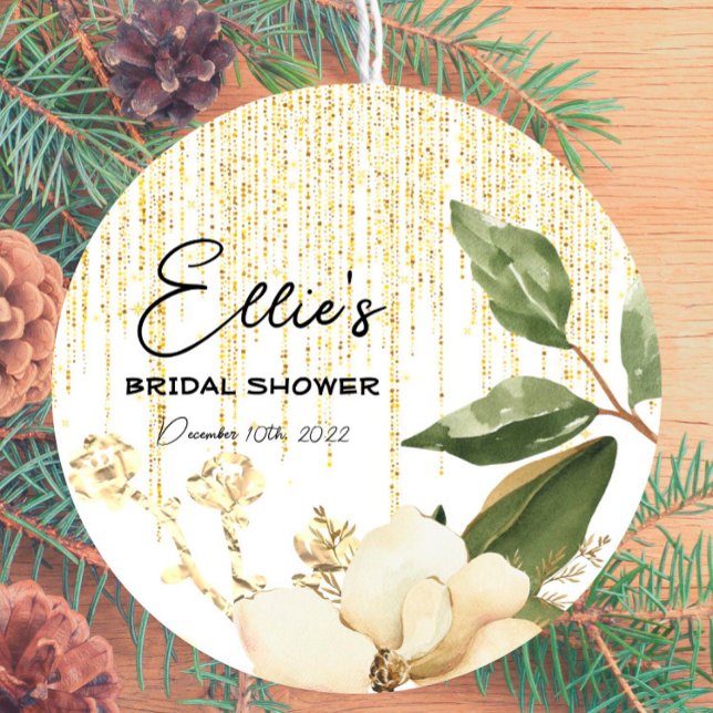 Hiver givré - Or - Autocollant multi-usage Favor (Créateur téléchargé)