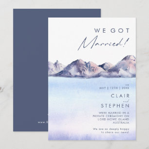 Hiver Mountain Elopement Faire-part