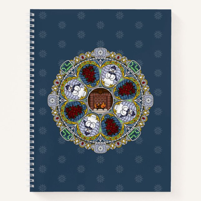 Hiver Nouveau Carnet Spiral (Devant)