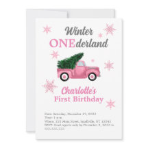 Hiver ONEderland Premières invitations pour annive
