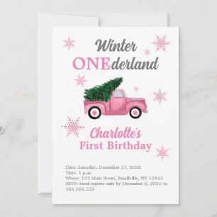 Hiver ONEderland Premières invitations pour annive