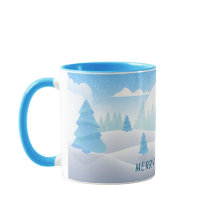 Hiver Thème Joyeux Noël Combo Mug