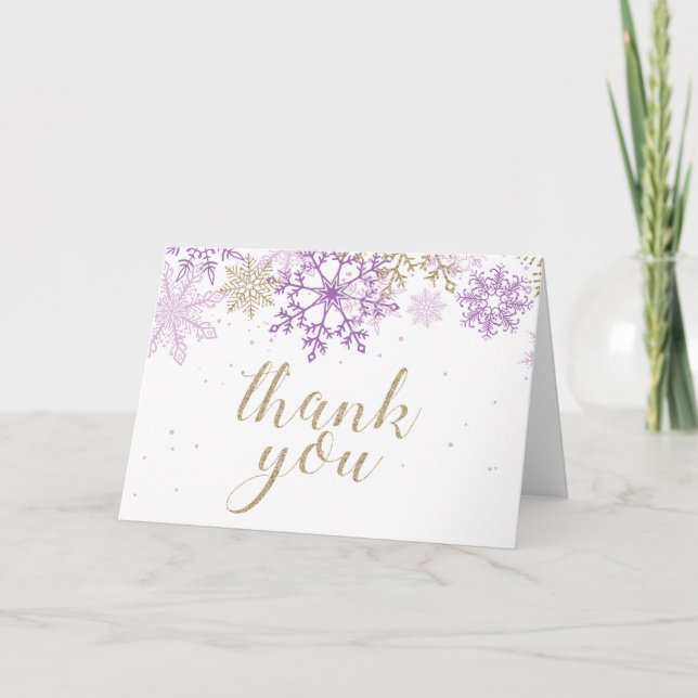 Hiver UN derland premier anniversaire carte de rem (Devant)