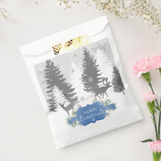 Hiver Wonderland Favoriser les sacs - Bleu (Scellé)