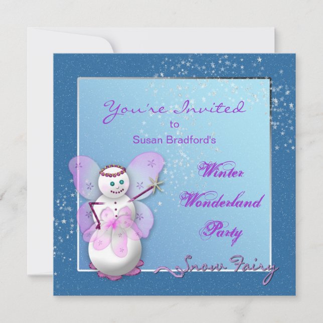 HIVER WONDERLAND INVITATION À LA FÊTE - À PLUSIEUR (Devant)