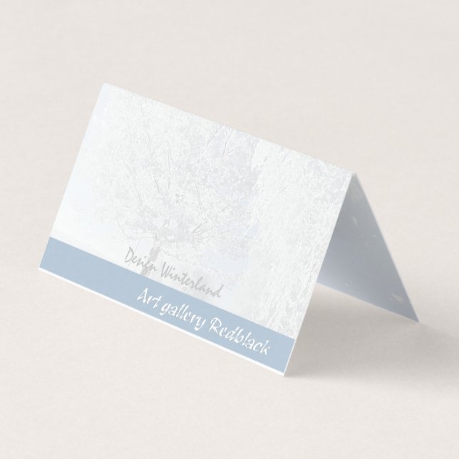 Hivernage Winterland Neige Arbre (Back)