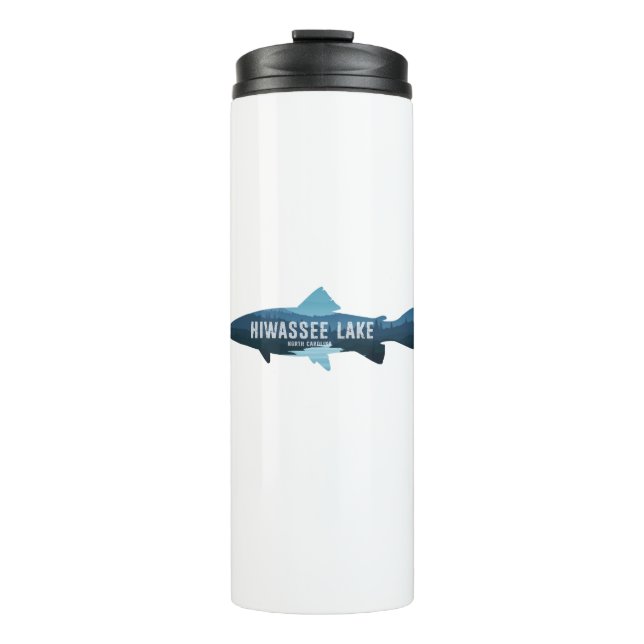 Hiwassee Lake North Carolina Fish Thermal Tumbler (Front)