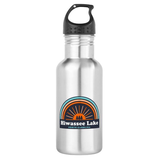 Hiwassee Lake North Carolina Rainbow 532 Ml Water Bottle (Front)
