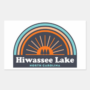 Hiwassee Lake North Carolina Rainbow Sticker