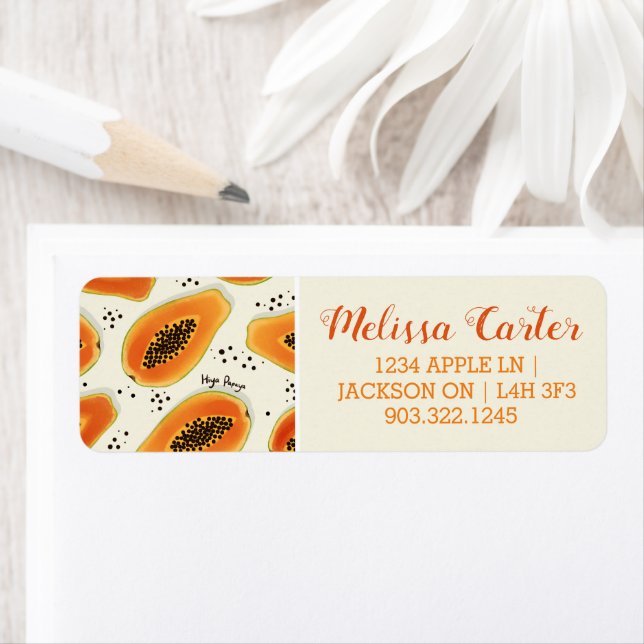 Hiya Papaya Pattern  (Insitu)