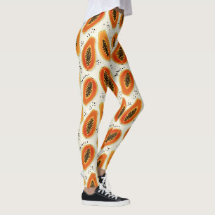 Hiya Papaya Pattern  Leggings