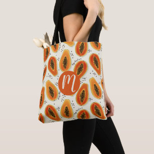 Hiya Papaya Pattern  Tote Bag