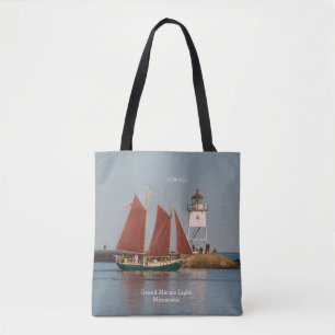 Hjordis & Grand Marais Light all over tote bag