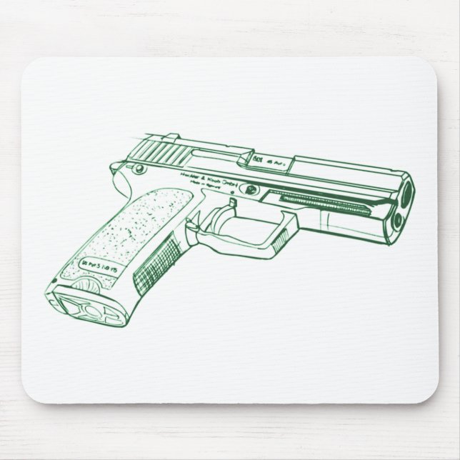 Hk USP 45 Mouse Pad (Front)