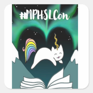 HLABC'S Caticorn Square Sticker