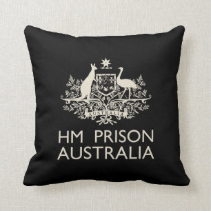 HM Prison Australia Throw Pillow