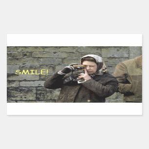 HM Queen Elizabeth Camera Smile! Sticker