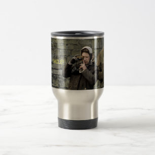 HM Queen Elizabeth Camera Smile! Travel Mug