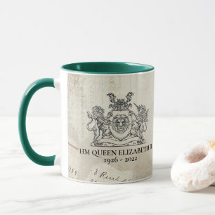 HM Queen Elizabeth II 1926-2022 Mug à double face