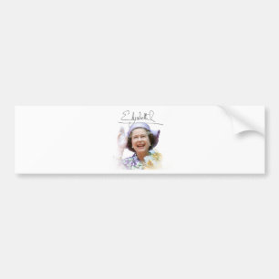 HM Queen Elizabeth II Bumper Sticker