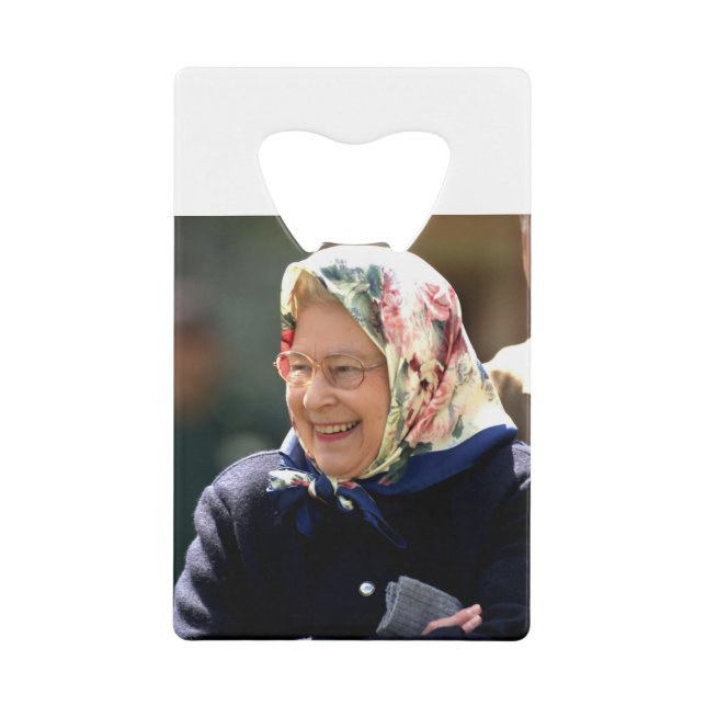 HM Queen Elizabeth II Credit Card Bottle Opener (Front)