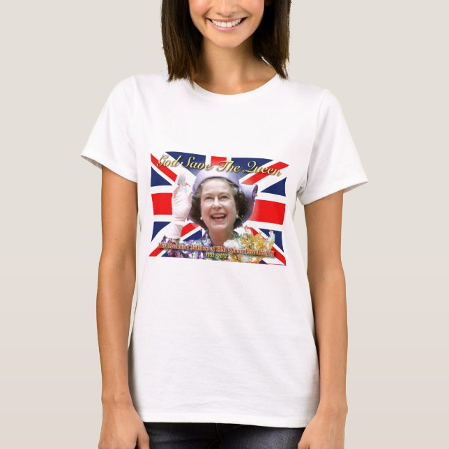HM Queen Elizabeth II Diamond Jubilee T-Shirt (Front)