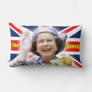 HM Queen Elizabeth II - Majestic! Lumbar Pillow