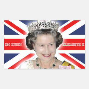 HM Queen Elizabeth II - Pro photo Sticker