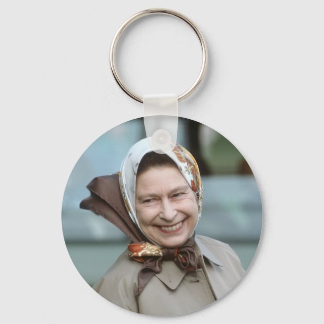 HM Queen Elizabeth II-Windsor 1983 Keychain (Front)