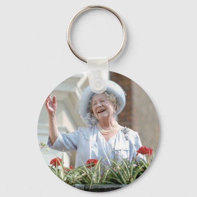 HM Queen Elizabeth, the Queen Mother 1990 Keychain (Front)